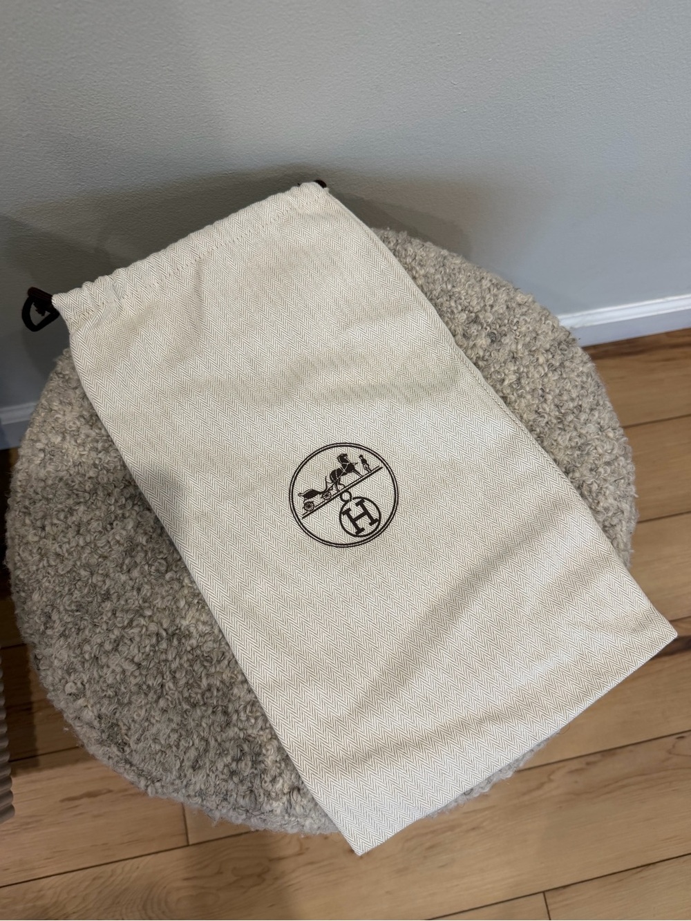 Hermes Dust Bag - Cream
